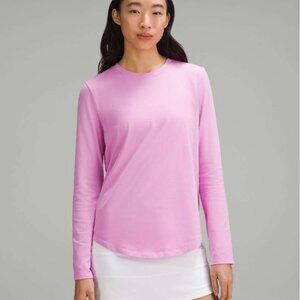 Lululemon Love Long-Sleeve Shirt Dahlia Mauve